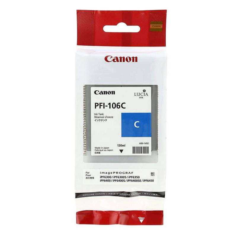 Canon LUCIA PFI-106C Cyan Cartouche d'encre au meilleur prix