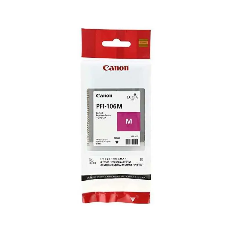 Canon LUCIA PFI-106M Magenta Cartouche d'encre d'origine