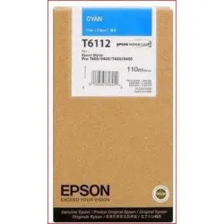 Epson T6112 Cyan Cartouche d'encre d'origine