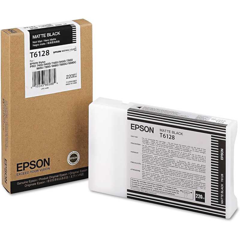 Epson T6128 Noir mat Cartouche d'encre au meilleur prix